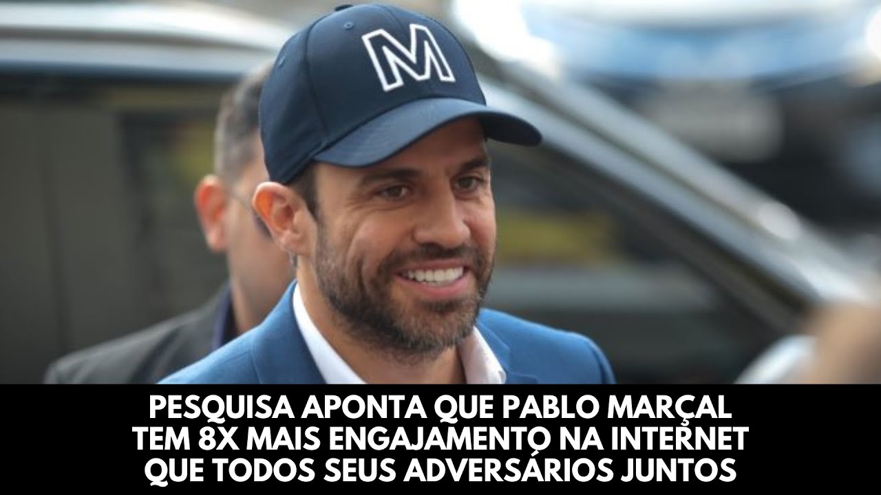 🚨PABLO MARÇAL I PESQUISA REVELA QUE O CANDIDATO TEM 8X MAIS ENGAJAMENTO QUE OS SEUS ADVERSÁRIOS