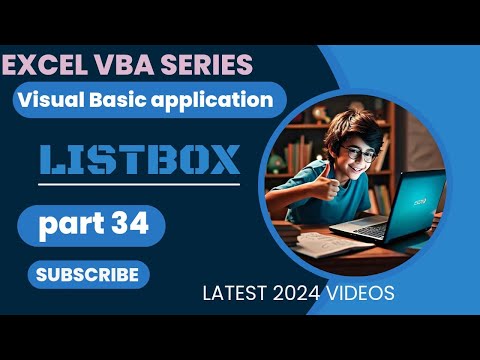 Mastering VBA Part 34 | ListBox in VBA UserForm |Complete Guide with Examples #listbox #listboxexcel