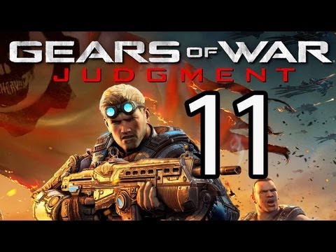 Gears of War Judgement Walkthrough Part 11: State Street Rooftops  [HARDCORE] XBOX360/GAMEPLAY