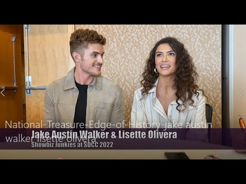 National Treasure Edge of History: Jake Austin Walker & Lisette Olivera Interview at SDCC