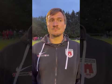 Fabian Ewertz, Trainer FC Bitburg, nach dem 1:1 bei der SG Hochwald Zerf