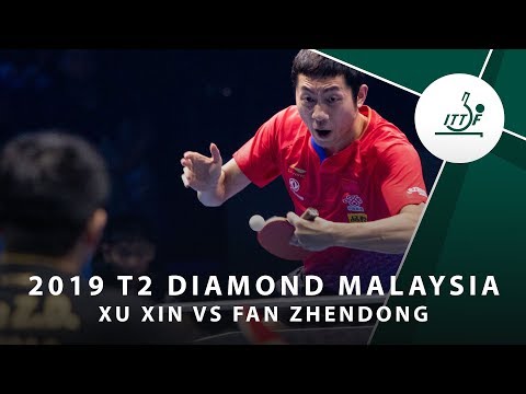 Xu Xin vs Fan Zhendong | T2 Diamond Malaysia (SF)  2019.7.24