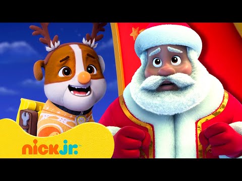 A PAW Patrol Christmas | Rubble Saves Santa's Sleigh! 🎅🎁 | Nick Jr.