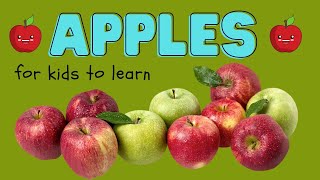 LEARN ABOUT APPLES | an apple a day keeps the doctor away