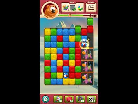 Toon Blast Level 2372 - NO BOOSTERS 🐻🐺🐱 | SKILLGAMING ✔️