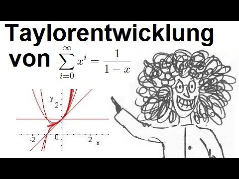 Die Taylor-Entwicklung einer gebrochenrationalen Funktion : 1/(1-x)  | Mathematik beim Mathe Schmid