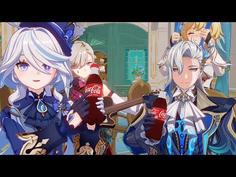 When Furina Having a Coke | Furina Sings Coca Cola Song Memes (Ratatouille)