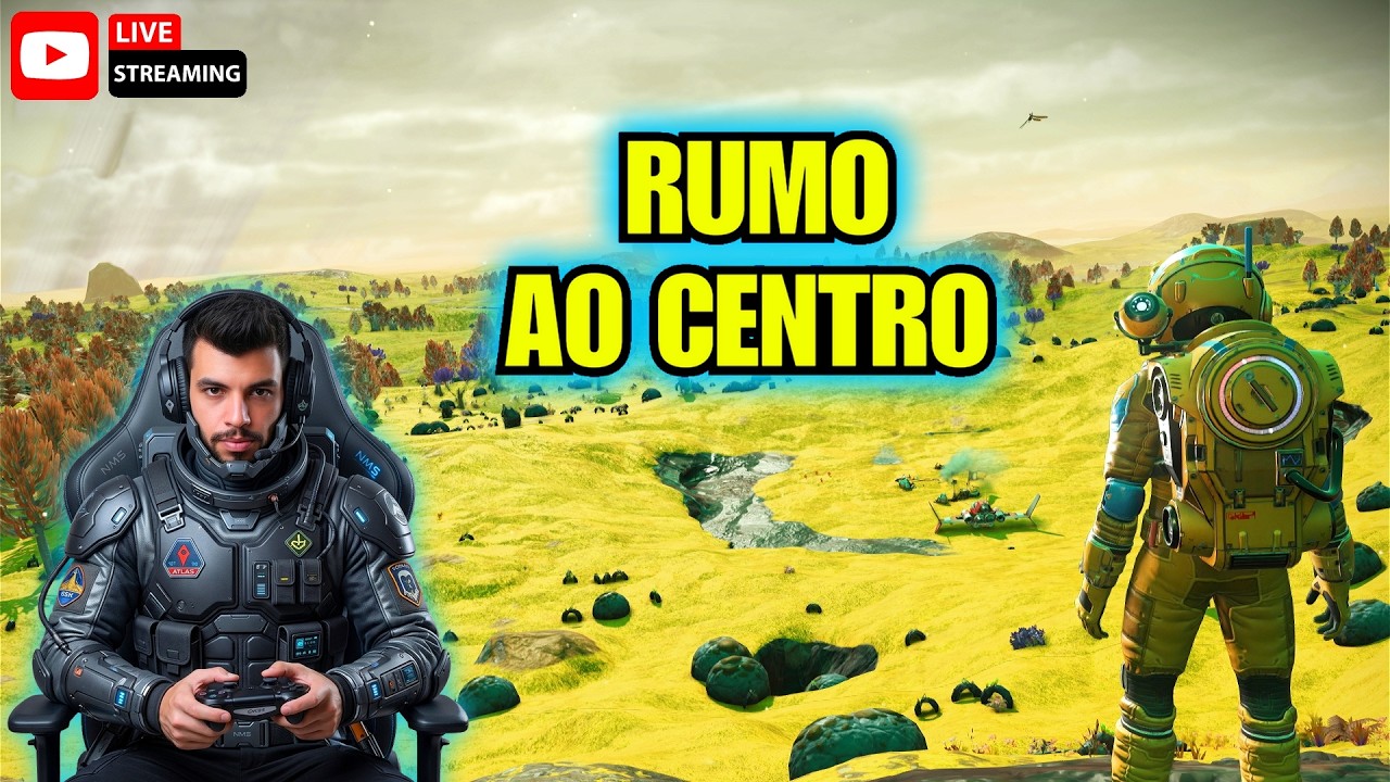 FINALMENTE! Rumo ao Centro da Galáxia em No Man's Sky! (Ao Vivo) 🚀