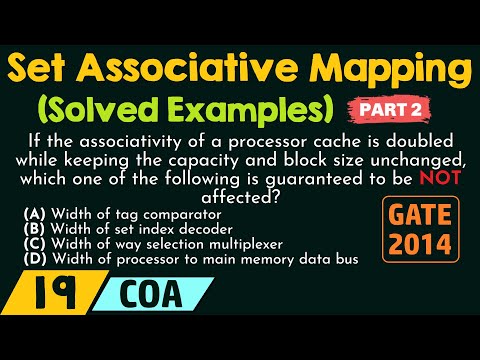 Set Associative Mapping – Solved Examples Part 2