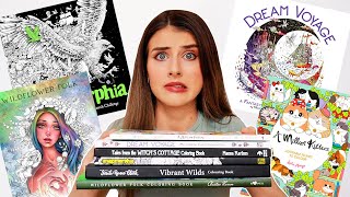 I Bought the MOST INTIMIDATING Coloring Books // Adult Coloring Haul ✨