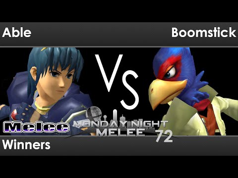MNM 72 - Able (Marth) vs Boomstick (Falco) Winners - Melee