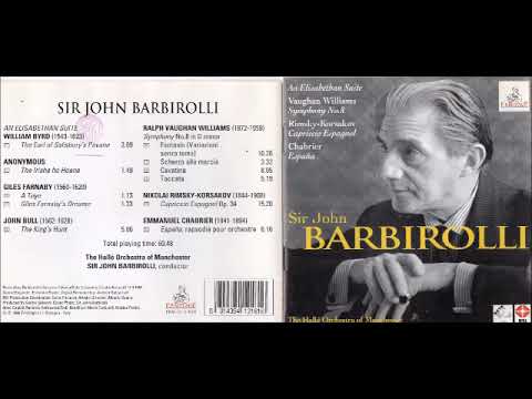 Vaughan Williams Barbirolli Symphony No 8 En Rém   I  Fantasia Variazioni senza tema