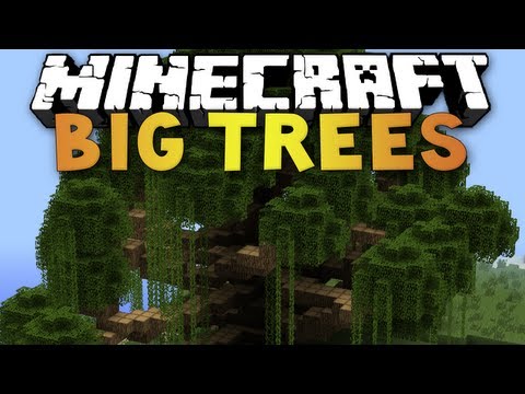 Minecraft - 1.4.6 - BigTrees - Mod Review - [German/Deutsch]