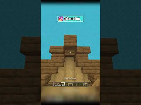 Azrealon -  Tips to make your roof build in Minecraft even cooler!  #shorts