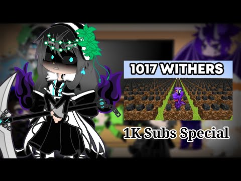 APersonNamedSián - The Titans + 3 Titanesses React to: "1,017 Withers VS Minecraft SMP..." By Spoke