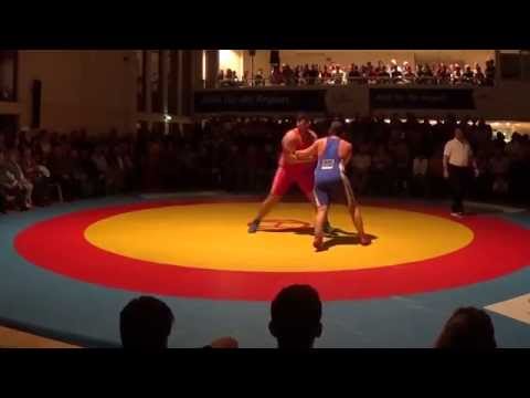 130 kg greco: Gjergji Berisha - Jonas Trautmann 13:5 (ASV Schaafheim - TSV Gailbach 23:5)