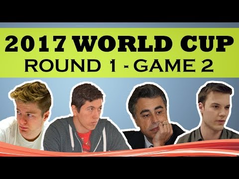 2017 WORLD CUP: Yasser Seirawan & Eric Hansen - ROUND 1 GAME 2
