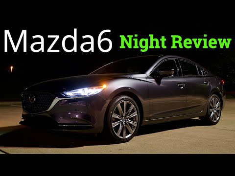 2020 Mazda6 Signature Night Review (Adaptive Headlights, Interior Lights, POV Drive)