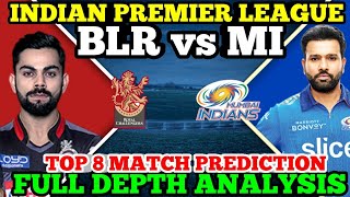 BLR vs MI Dream11 Team Prediction,BANGALORE vs Mumbai 16th IPL Match Dream11 Team, RCB VS MI DREAM11