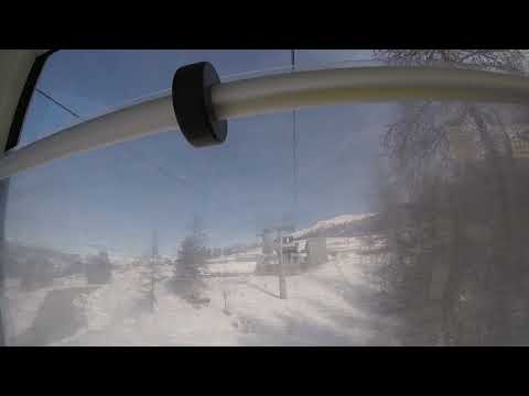 Risalita integrale cabinovia Leitner "Cesana-ski lodge" Cesana (TO)