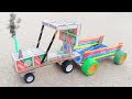 How To Make A Tractor Trolley Diy From Matchbox And Cardboard Handmade Made At Home