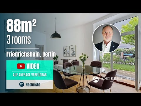 Stylish 3-Room Apartment in Trendy Friedrichshain – Move-In Ready! ✨l APARTMENT TOUR