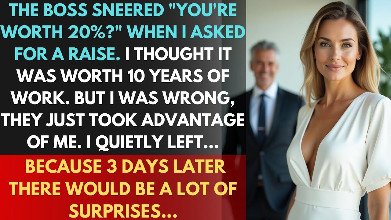 The Boss Kept My Salary The Same For 10 Years...Until They Lost Their 3 Biggest Clients.