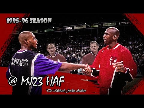 Michael Jordan vs Mitch Richmond Highlights Bulls vs Kings (1996.02.01) - 59pts combined!