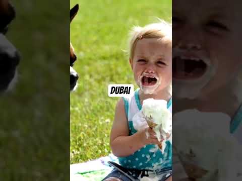 Beautiful Baby girl Enjoy ice cream 🍦|Mazhar Vlogs Dubai 2025.