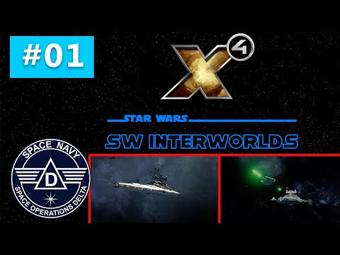 X4 Mod: Star Wars Interworlds - Gameplay Test - Stream 01 VOD - Captain Collins