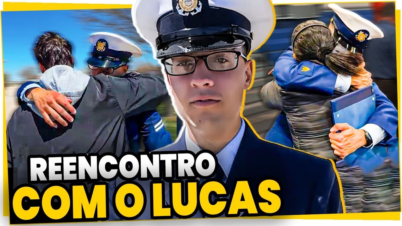 REENCONTRO COM O LUCAS DEPOIS DE 3 MESES NA GUARDA COSTEIRA AMERICANA - FORMATURA - Parte II