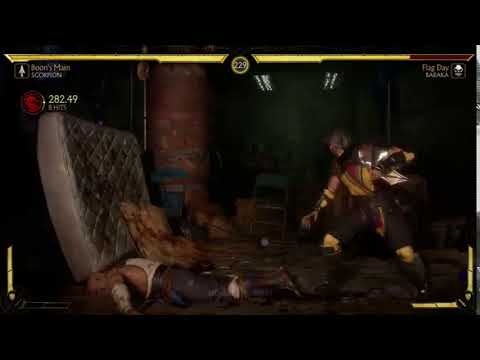 MK11 Scorpion Demon Slam Combo