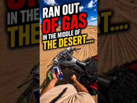 Ran out of gas, heres what I did.... #atvlifestyle #mxvsatv #bikelife #dunes #SirCraze
