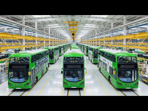 How Alexander Dennis Enviro400 Double‑Decker Buses Are Made | Inside Bus Factory (Full Process)