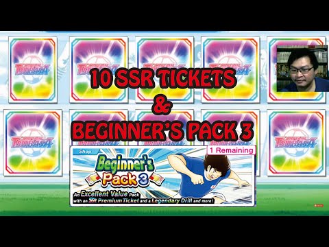 GACHA 10 SSR TICKETS & Beginners Pack 3 FEBRUARI 2020 - CAPTAIN TSUBASA DREAM TEAM INDONESIA