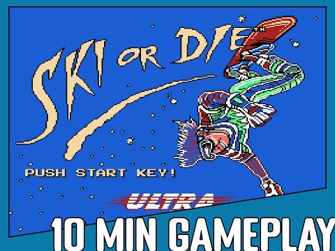10 Minute Gameplay: Ski or Die (1991) NES