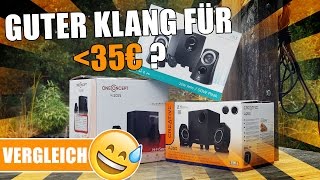 2.1 PC-LAUTSPRECHER VERGLEICH - Creative A250, Logitech Z313, oneConcept