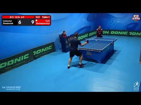 19:30 Liubomyr Sheshurak 0 - 3  Yurii Shchepanskyi West 3 WIN CUP 12.10.2022 | TABLE TENNIS WINCUP