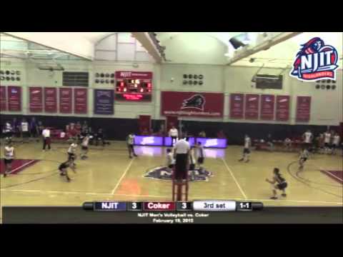 NJIT Men's Volleyball vs. Coker Highlights