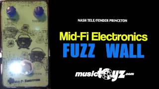 Video thumbnail for Mid Fi Electronics Fuzzwall Guitar Pedal by musictoyznetwork