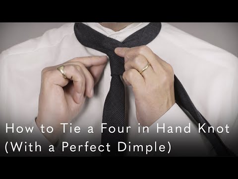 How to Tie a Four in Hand Knot (With a Perfect Dimple)
