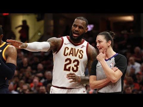 LeBron James Triple Double vs Jazz Left Handed Oop! 2017-18 Season
