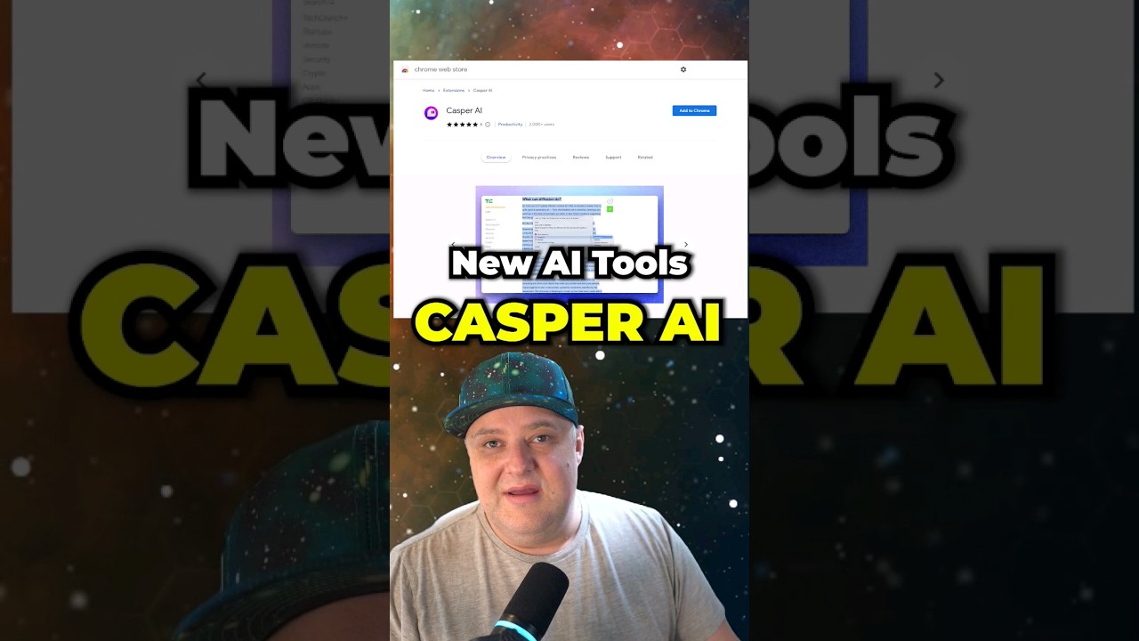 Casper AI - Summarize Articles in Chrome #ai #casperai #chrome #chromeextension #chatgpt #openai