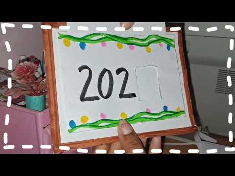 Let's make a new year card 🥳✨️ (craft) #craft #diy #new year