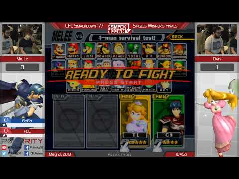 CFL Smackdown 177 Melee - Oaty (Peach) vs MrLz (Marth) - Winners Finals