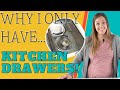 Why I Only Have Drawers in my Kitchen- Kitchen Drawer vs. Cabinet