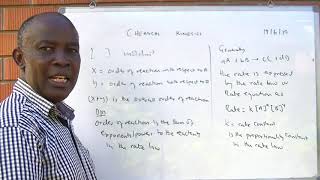 Chemical kinetics lesson 1 of 2 by Dr Bbosa Science