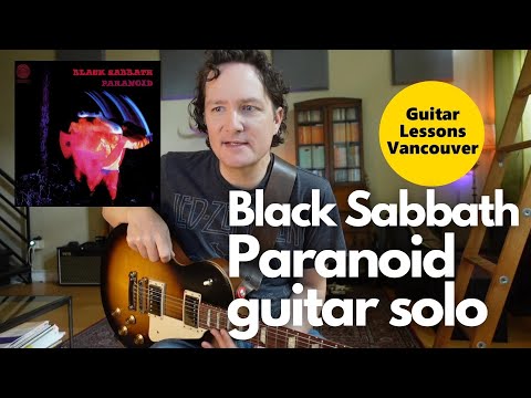 "Paranoid" Guitar Solo Lesson and Analysis - Black Sabbath