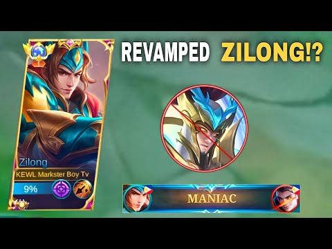 BEGINNER ZILONG ONE-SHOT BUILD!!! (MANIAC) | ZILONG ACTIVE PASSIVE 2023-MLBB