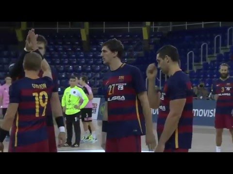 FC Barcelona Lassa vs. GlobalCaja C. Encantada - Spain: Handball Liga - Full Match 14.10.2015